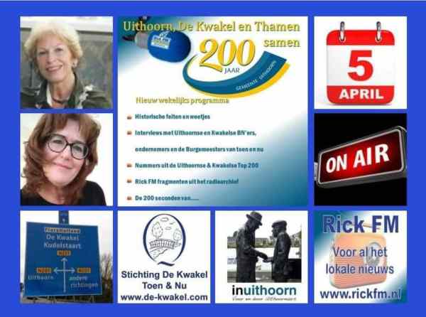 zondag 5 april2020 RICK FM collage